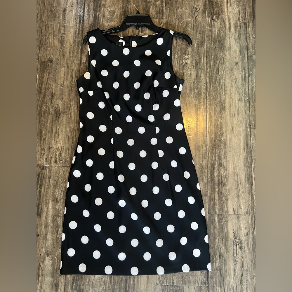 Alyx Black and White Polka Dot Mini Dress